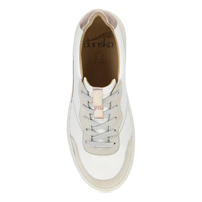 Josey White/Rose Gold Nappa