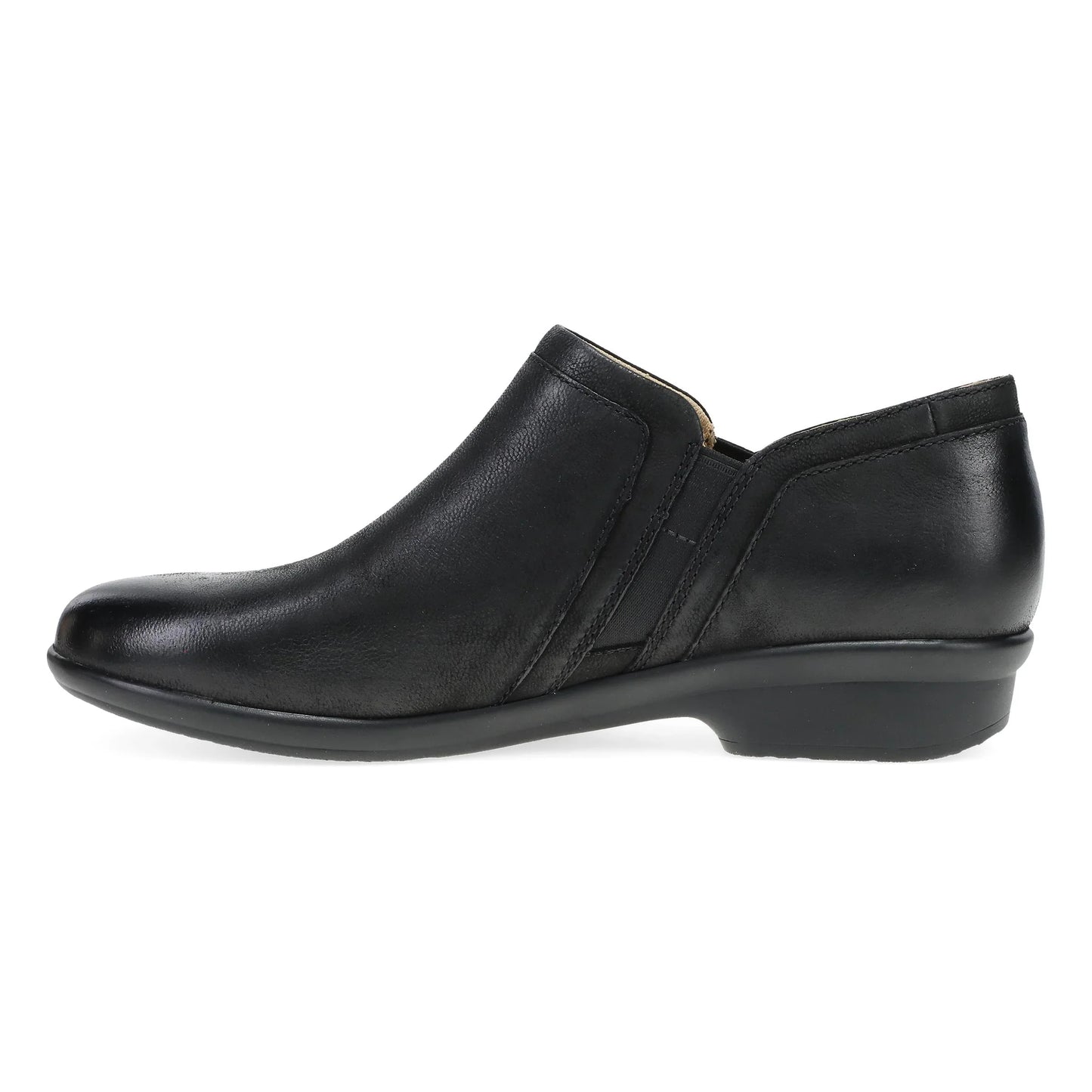 Cheryl Wide Black Burnished Nubuck