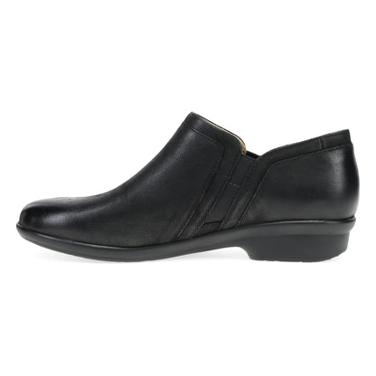 Cheryl Wide Black Burnished Nubuck