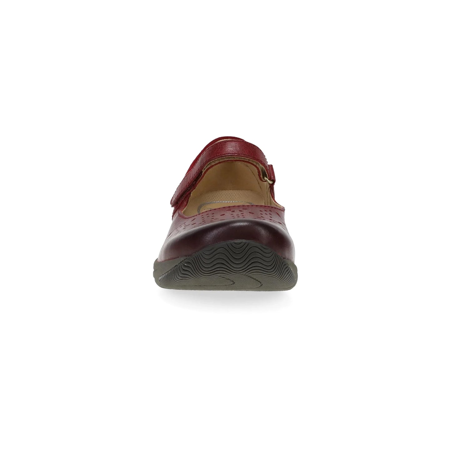 Stacy Wide Red Waxy Burnished