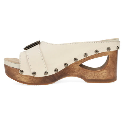 Adeline Bone Calf Wood