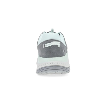 Poppy Frost Grey Suede