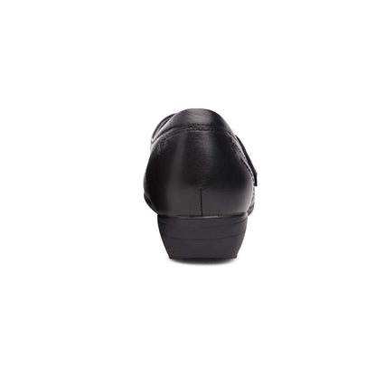 Franny Wide Black Leather