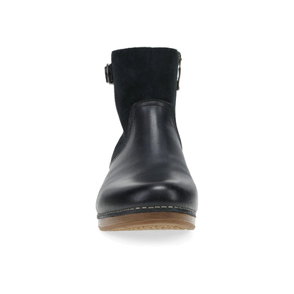 Monique Black Burnished Calf