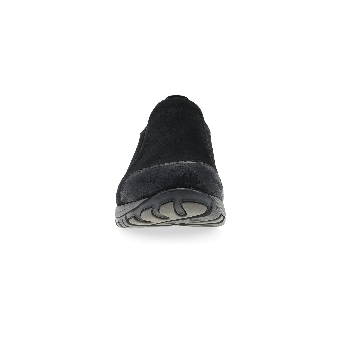 Pippy Wide Black Waterproof Burnished Suede