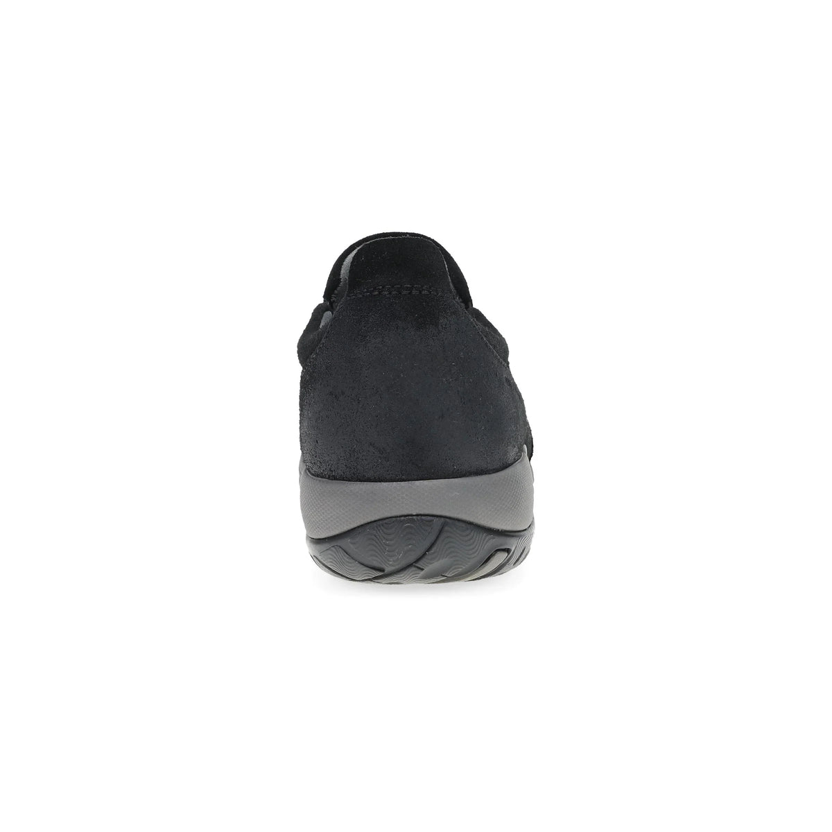 Pippy Black Waterproof Burnished Suede