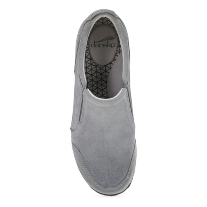 Pippy Grey Waterproof Burnished Suede