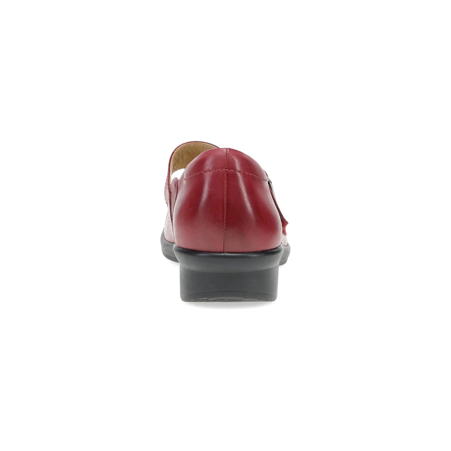 Collette Wide Red Burnished Nubuck