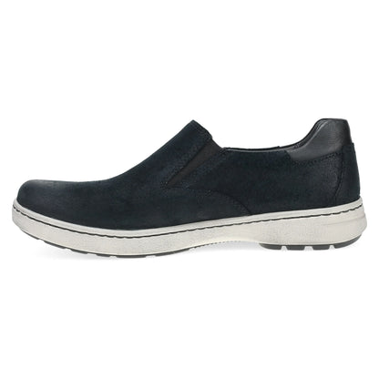 Trent Black Burnished Suede