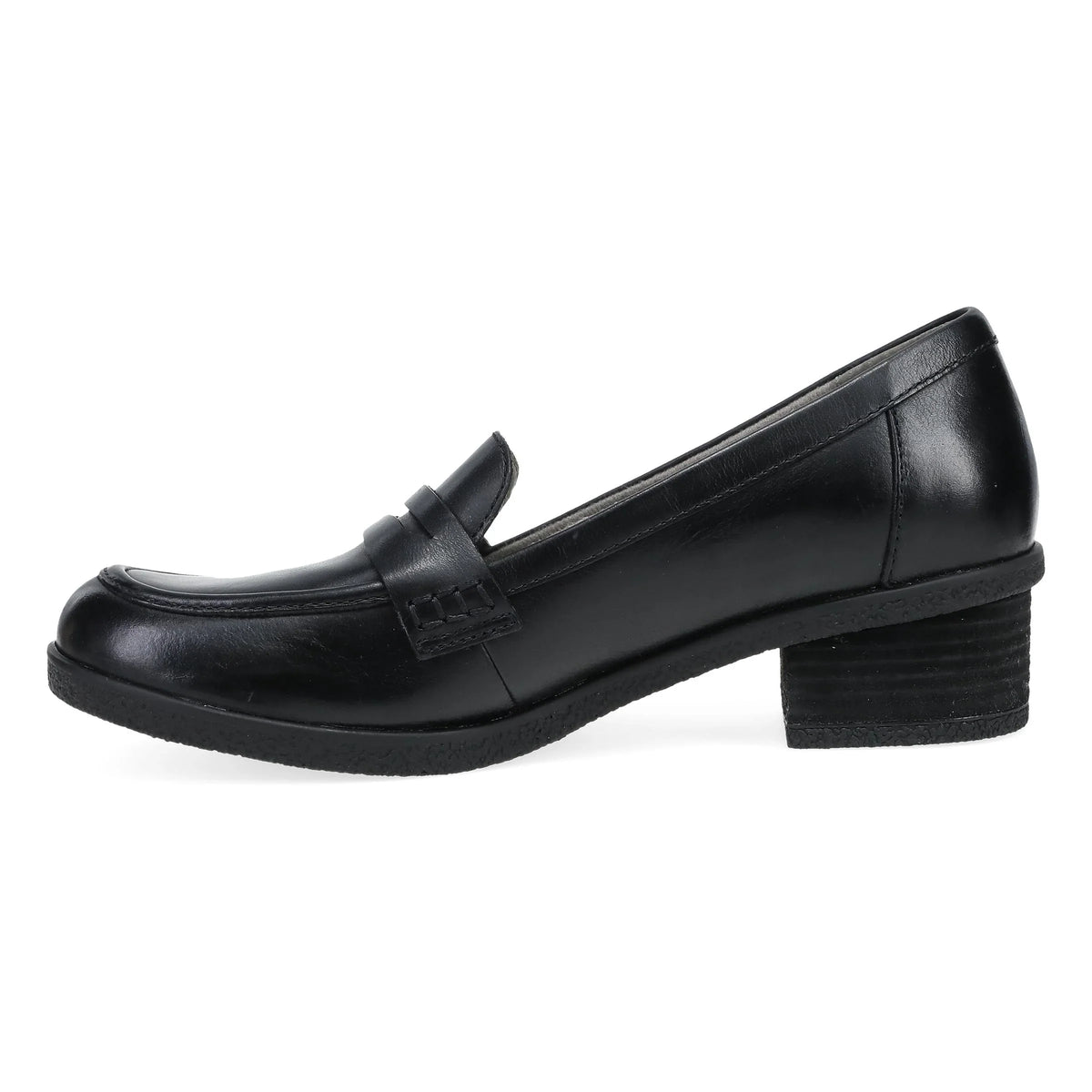 Danica Wide Black Waterproof Burnished