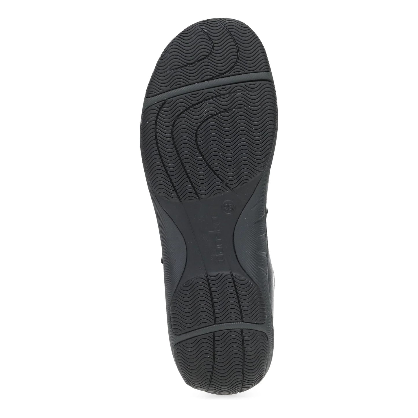 Stacy Wide Black Waxy Burnished
