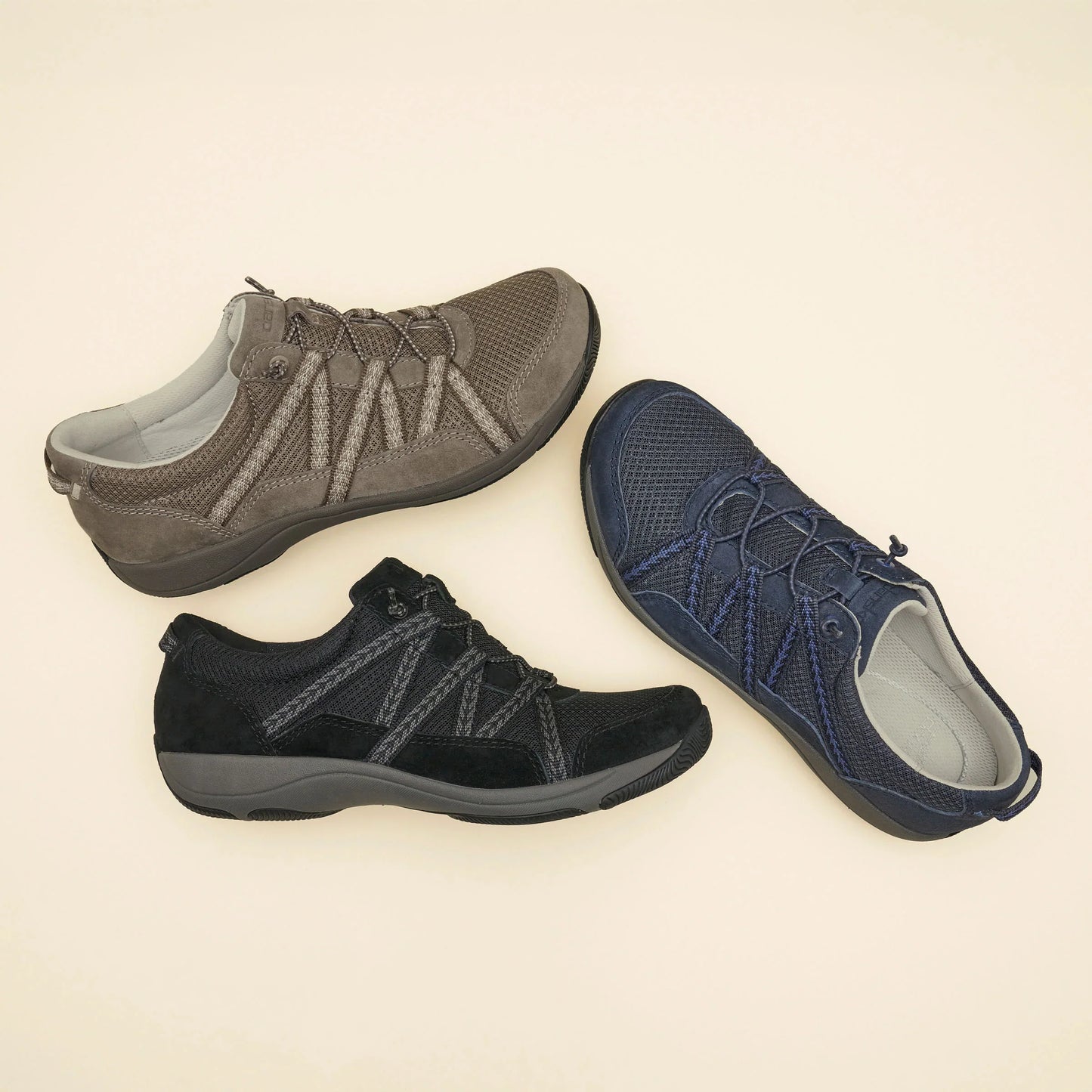 Harlyn Wide Black/Black Suede