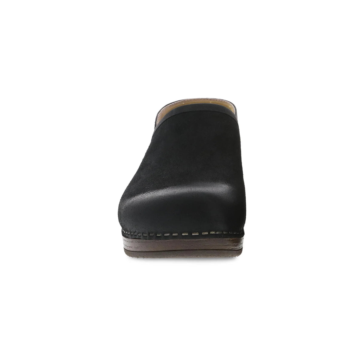 Brenna Black Burnished Suede