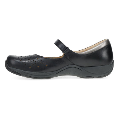 Stacy Black Waxy Burnished