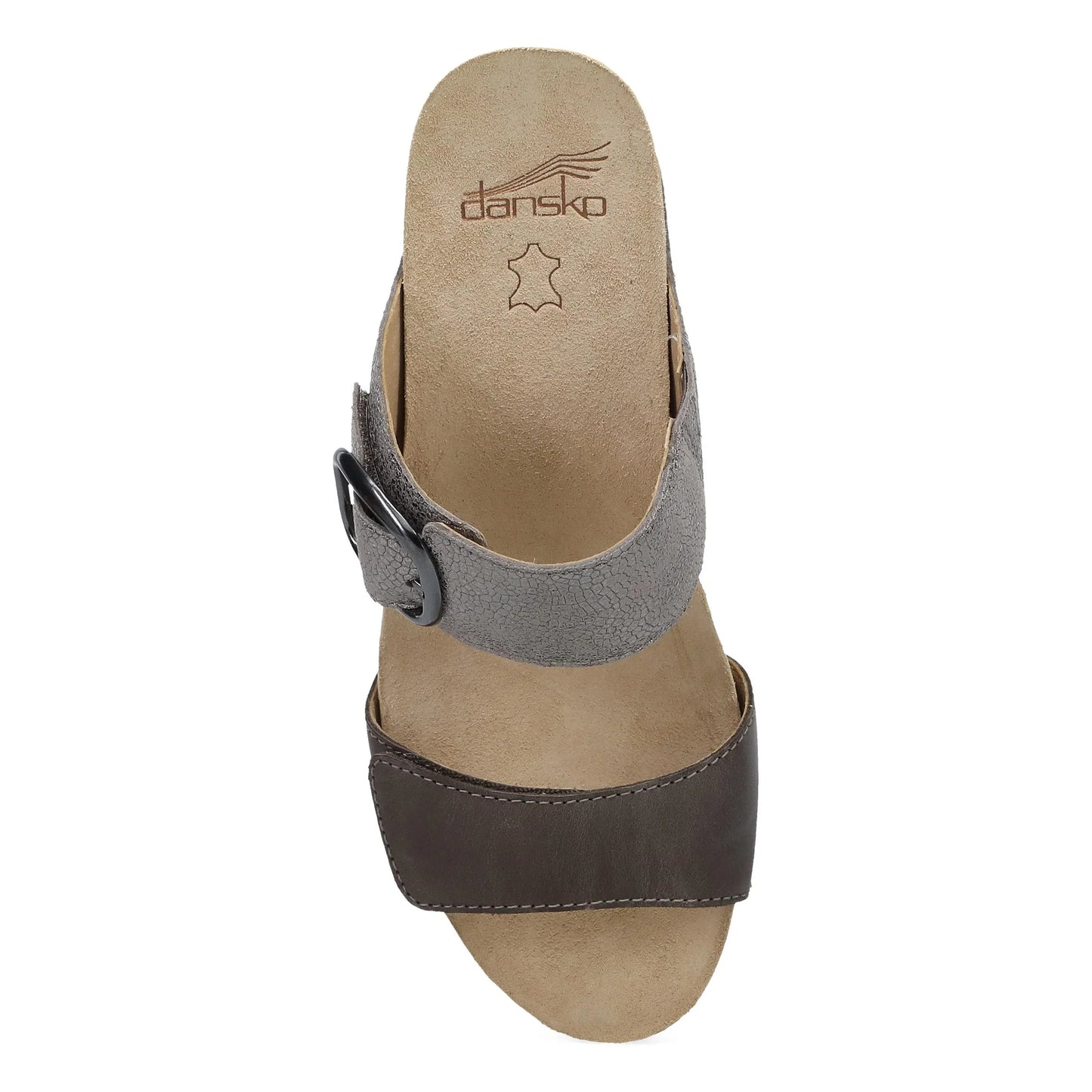 Shannon Pewter/Taupe Leather