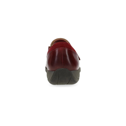Stacy Wide Red Waxy Burnished