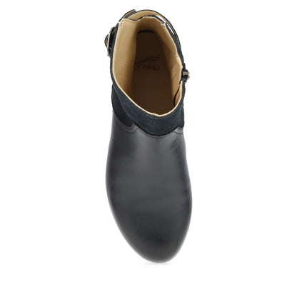 Monique Black Burnished Calf
