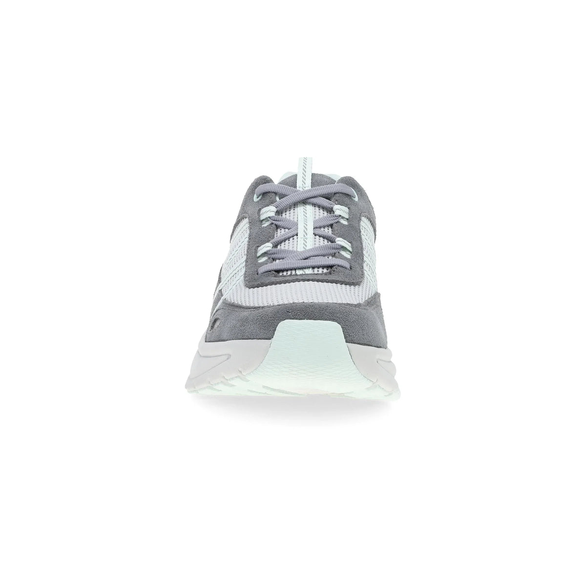 Poppy Frost Grey Suede